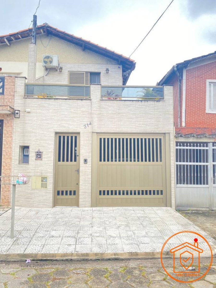 Casa à Venda, 2 Quartos, Vila Valença, R$475.000, 1 Vga de Gar, 133M2, Sobrado, à Venda, cidade de São Vicente / SP.